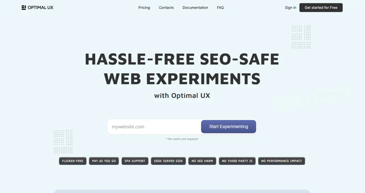 Optimal UX screenshot 1