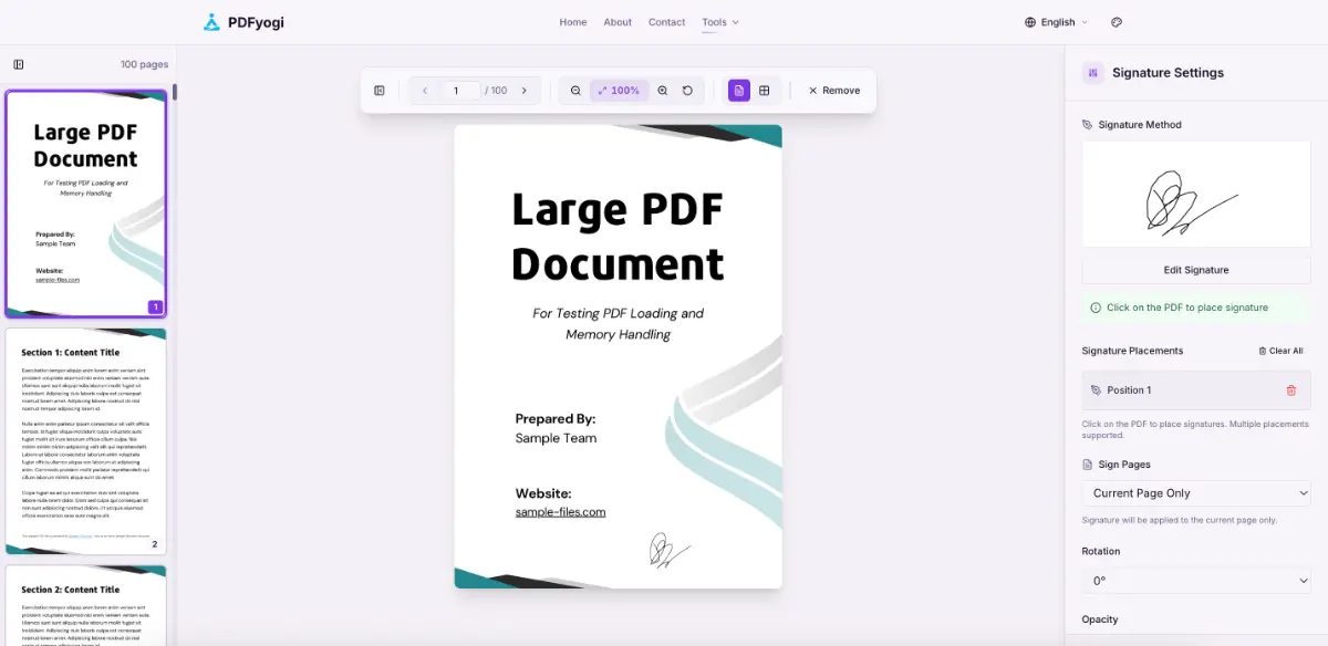 PDFyogi - Privacy First PDF Tools screenshot 1