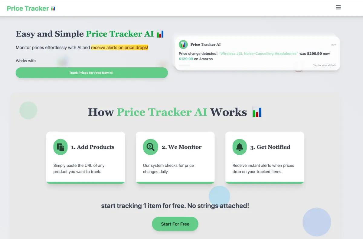 Price Tracker screenshot 1