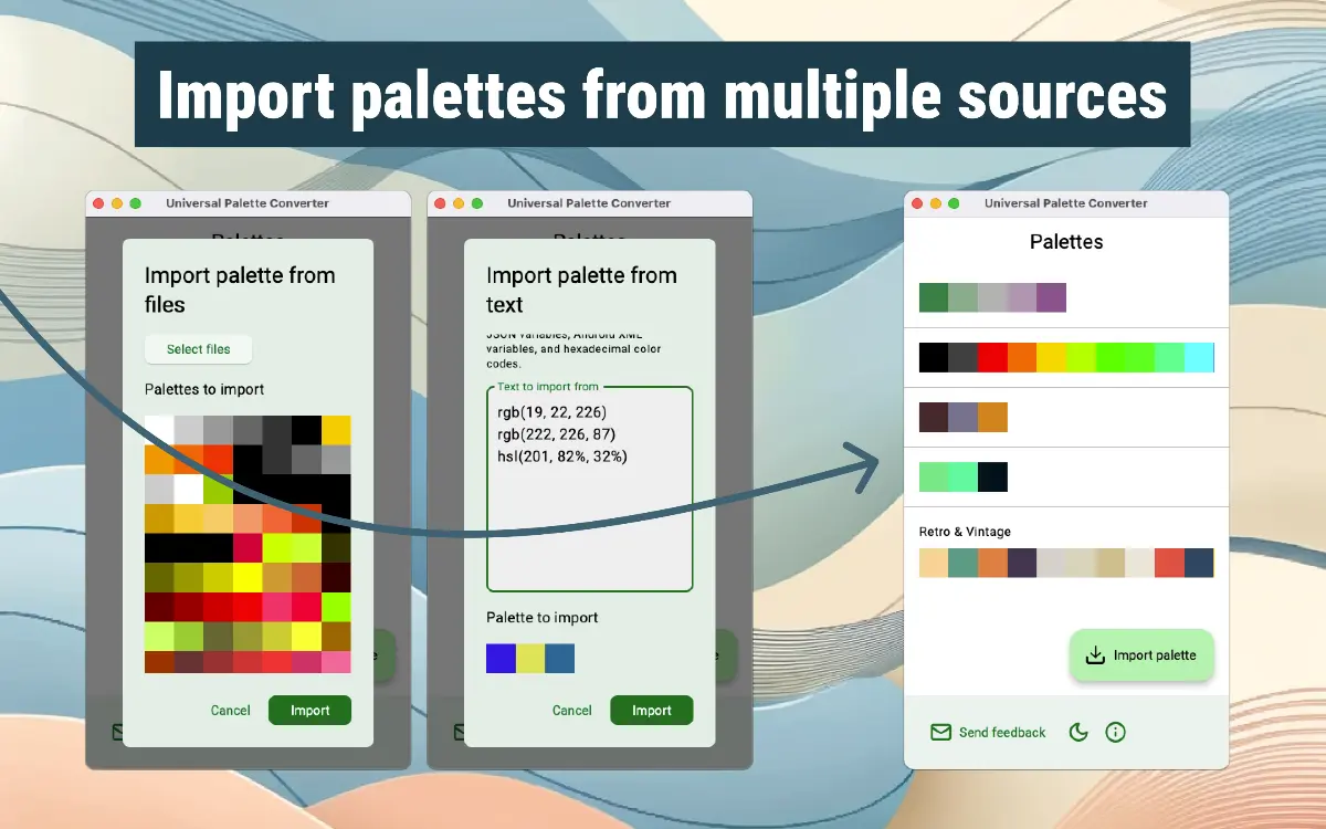 Universal Palette Converter screenshot 1