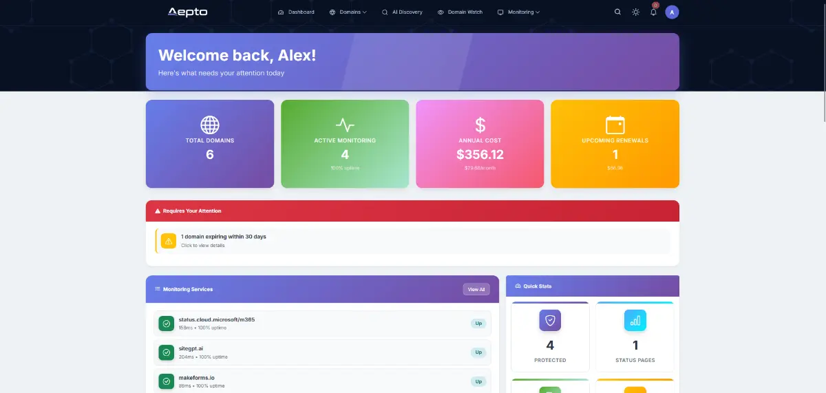 Aepto screenshot 1