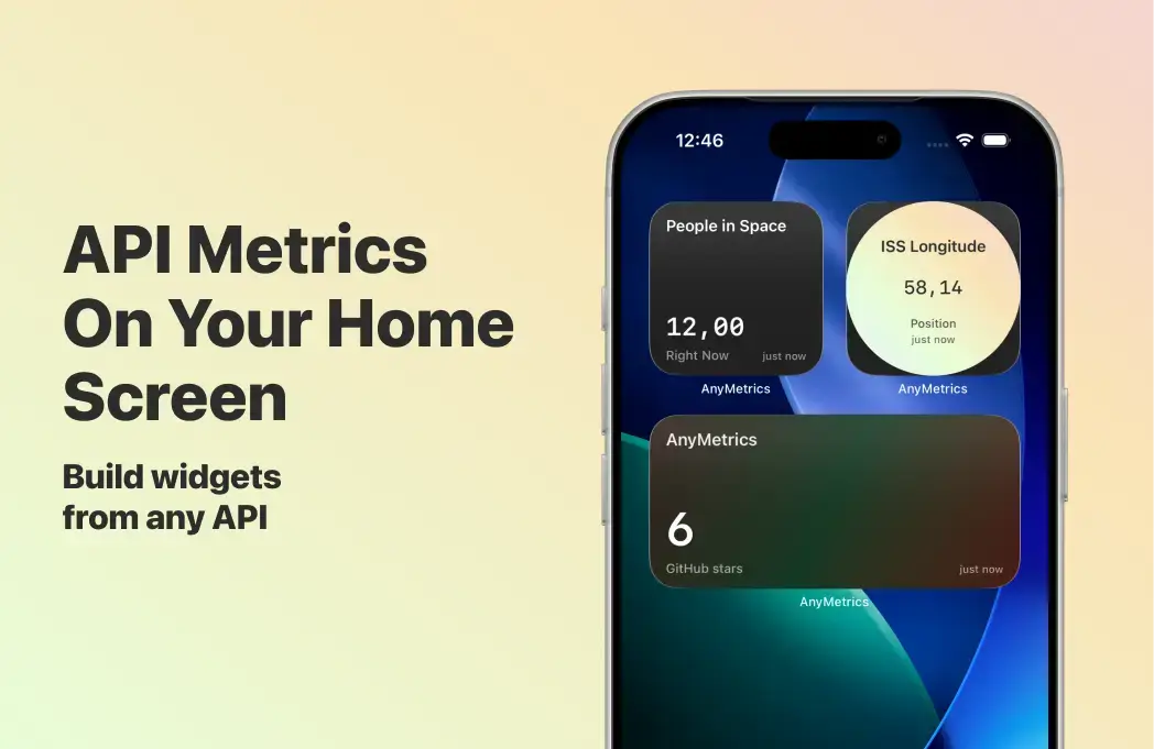 AnyMetrics - API to Widget screenshot 1
