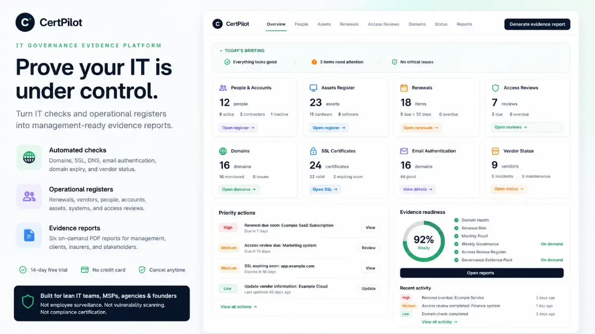 CertPilot screenshot 1