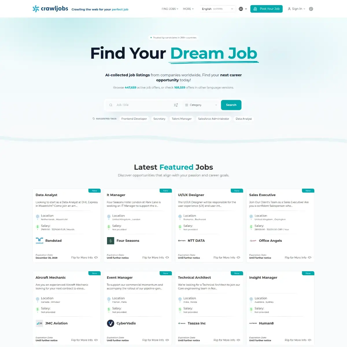 CrawlJobs screenshot 1