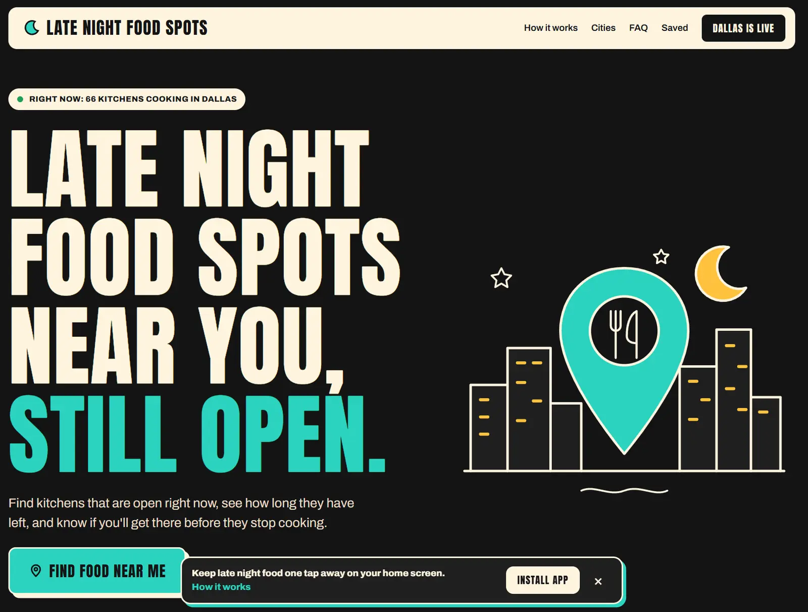Late Night Food Spots screenshot 1