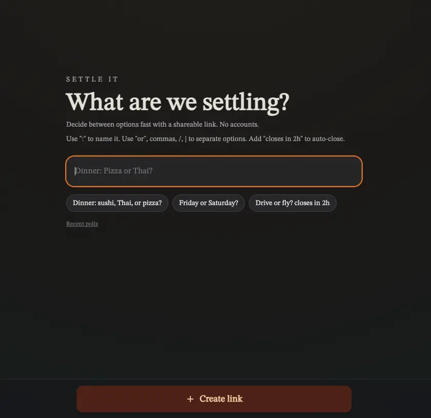 Settle It screenshot 1