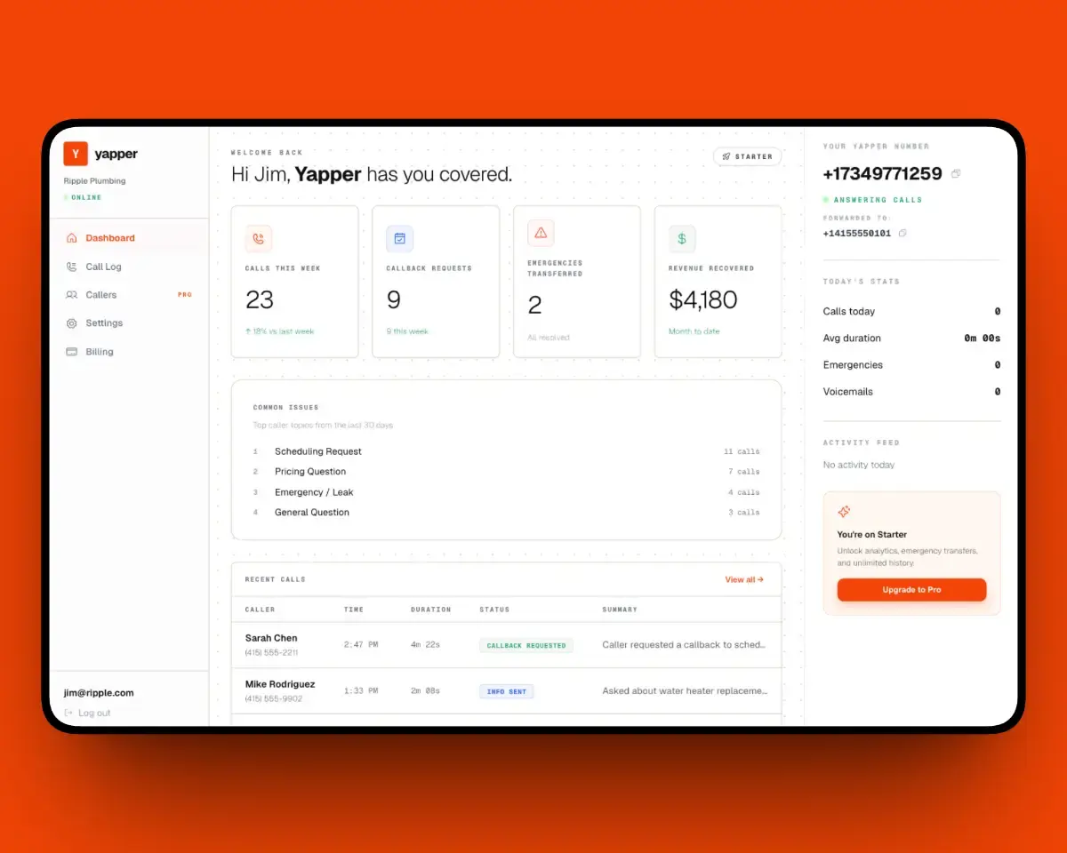 Yapper screenshot 1