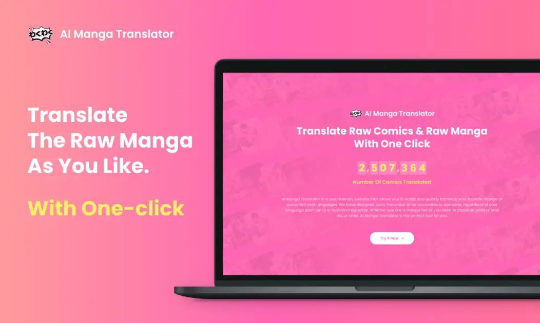 AI Manga Translator product image