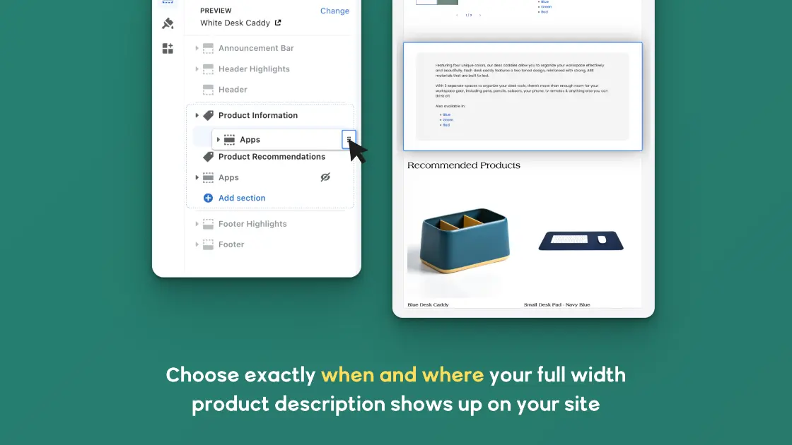 Full-Width Product Description product image