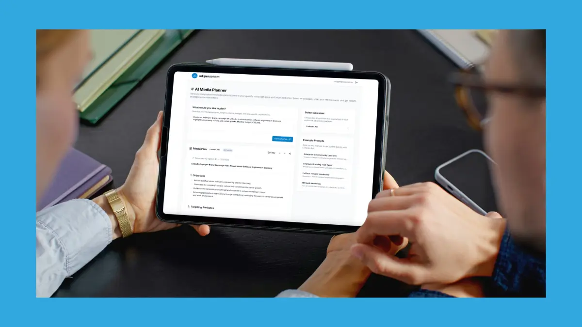 ad:personam AI Media Planner product image