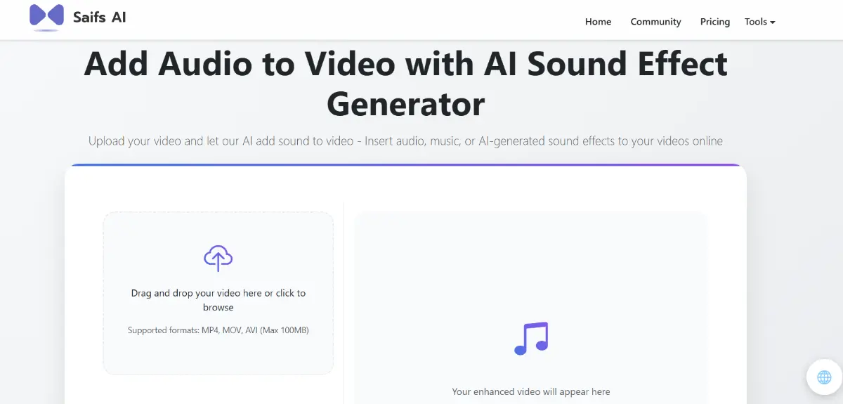 AI Sound Effect Generator product image