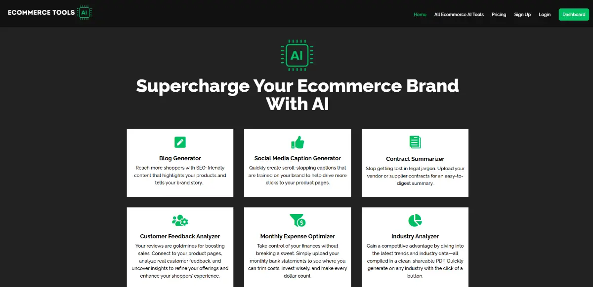 Ecommerce Tools AI  product image