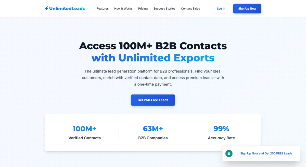 Unlimited leads product image