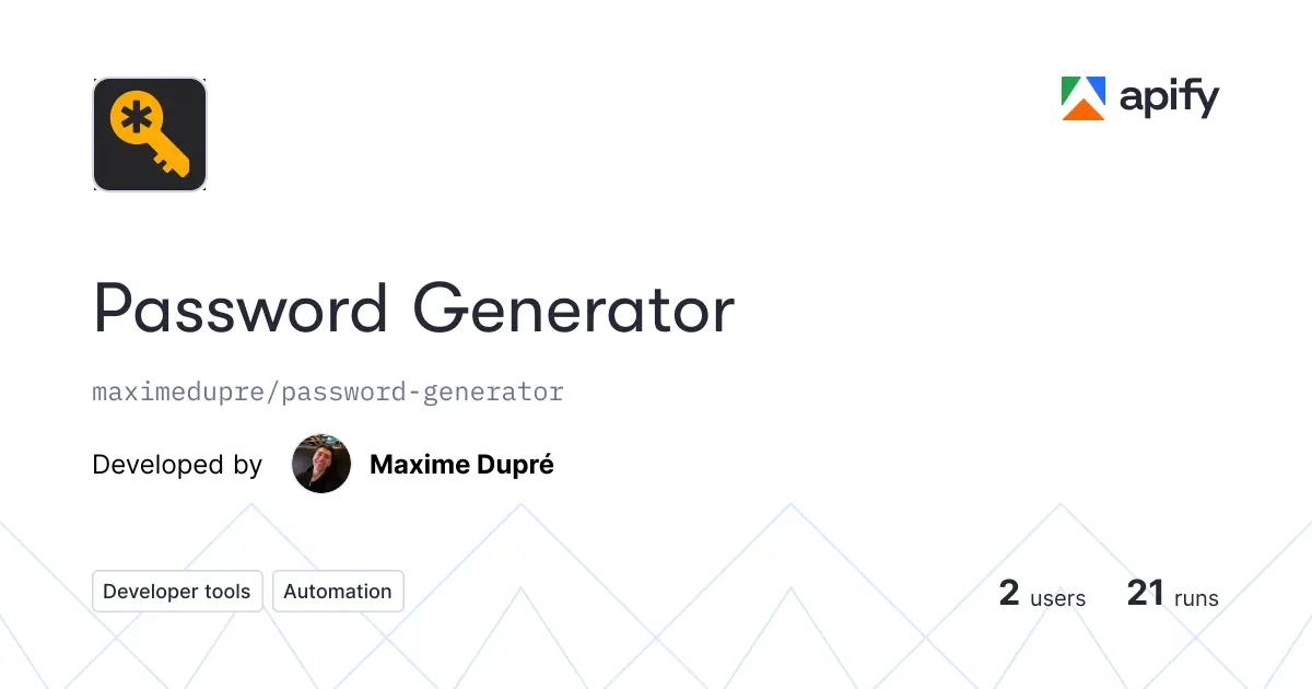 Password Generator product image