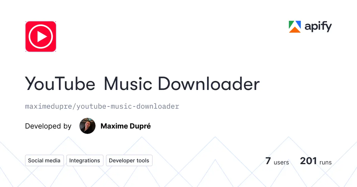 YouTube Music Downloader product image