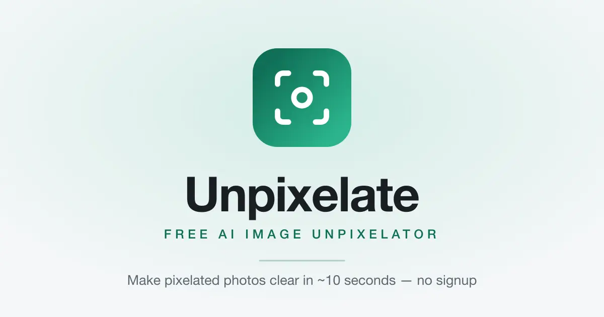 Unpixelate Image product image
