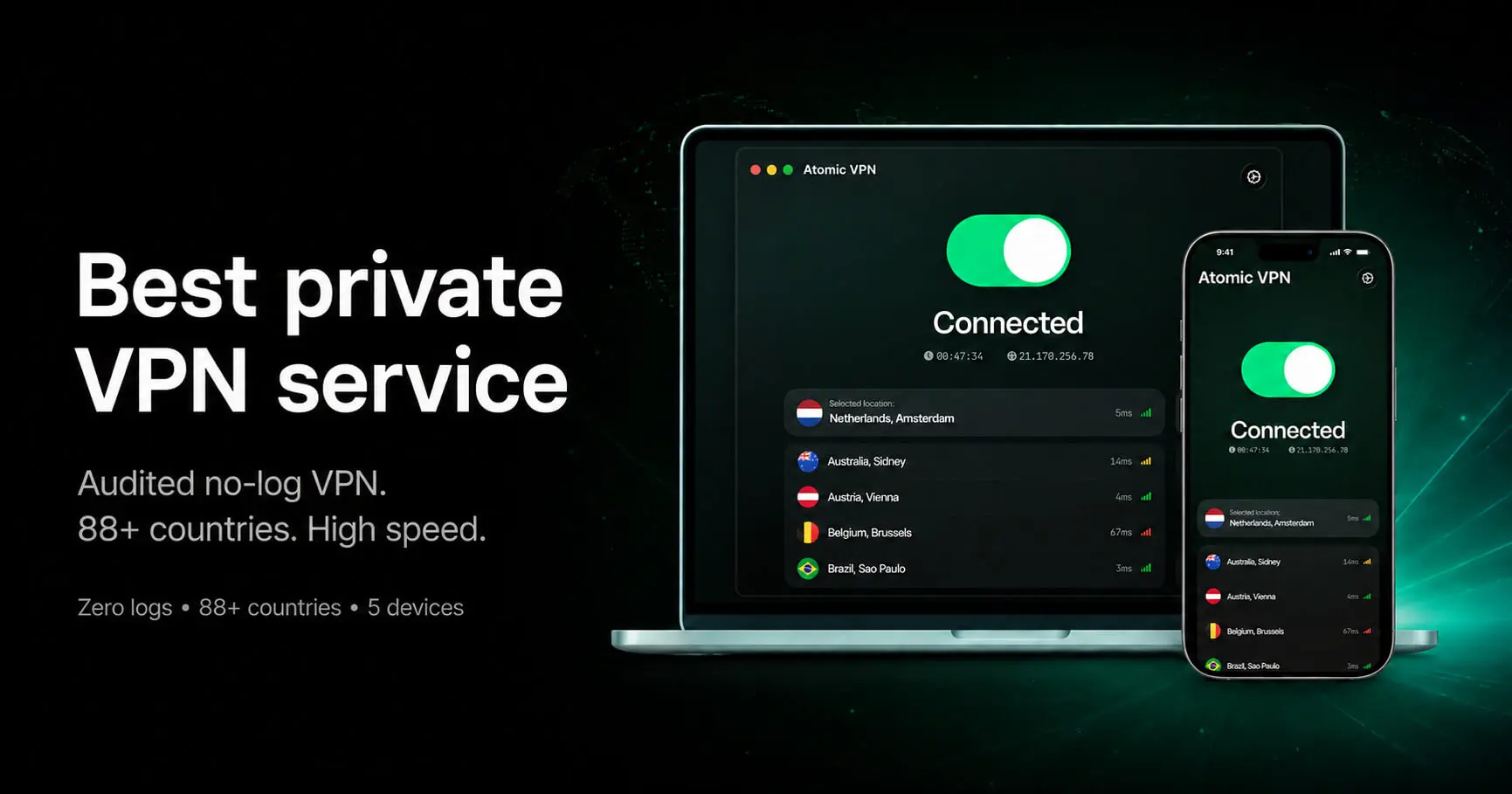 Atomic VPN product image