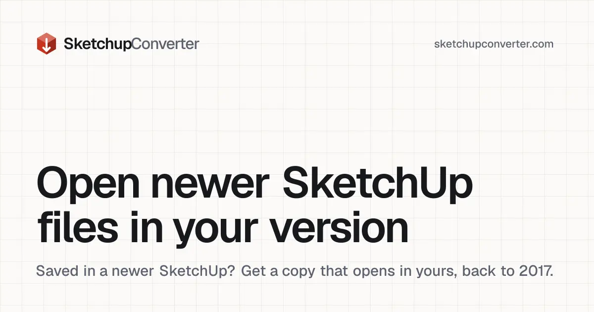 SketchUp Converter product image