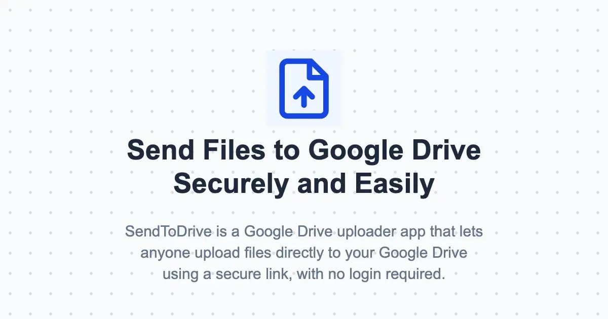 SendToDrive product image