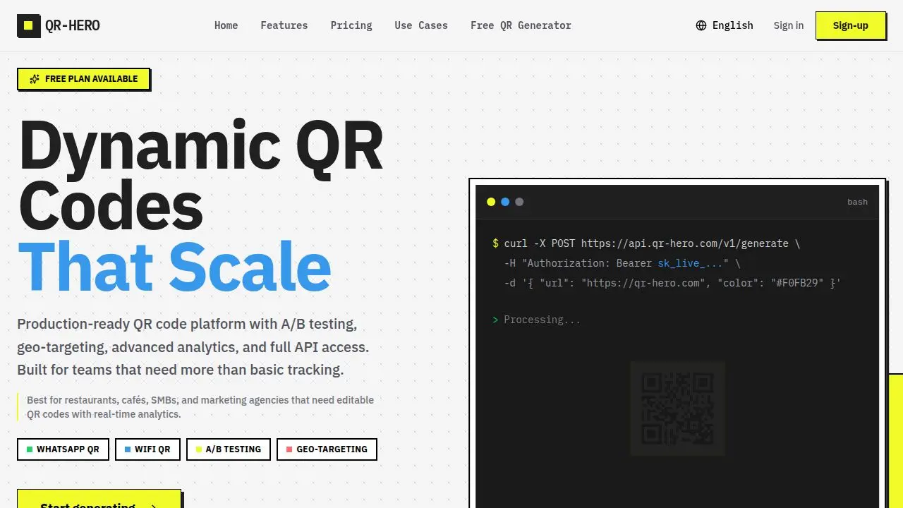 QR Hero product image